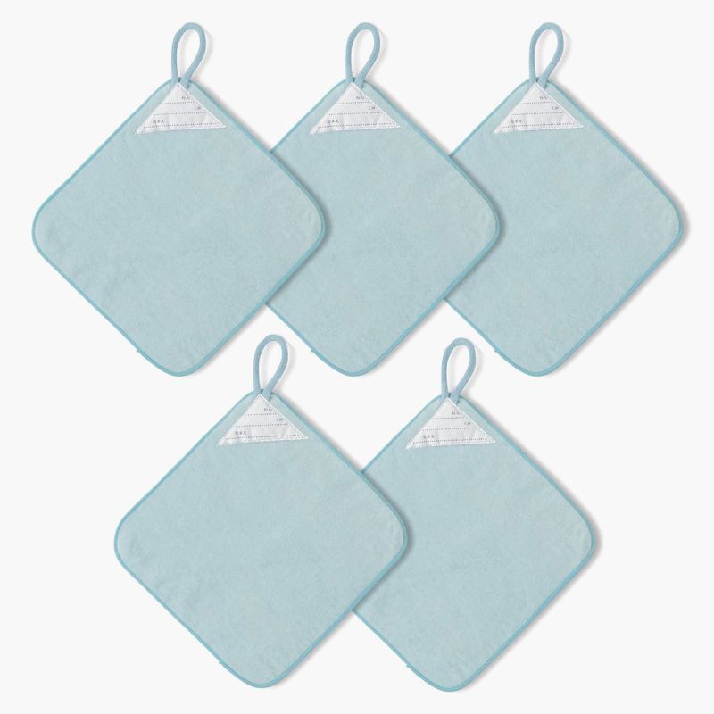 日本千趣會 - 吸水擦手巾/手帕五件組-粉紅