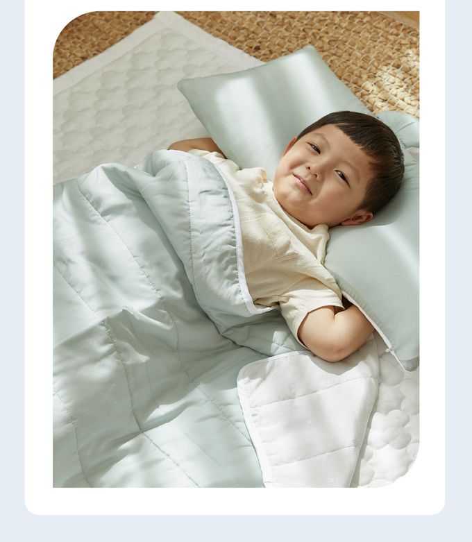 韓國 Hello HiZoo - 3D透氣雙面三層涼感四季被/涼被/透氣被/冷氣被(薄荷綠)