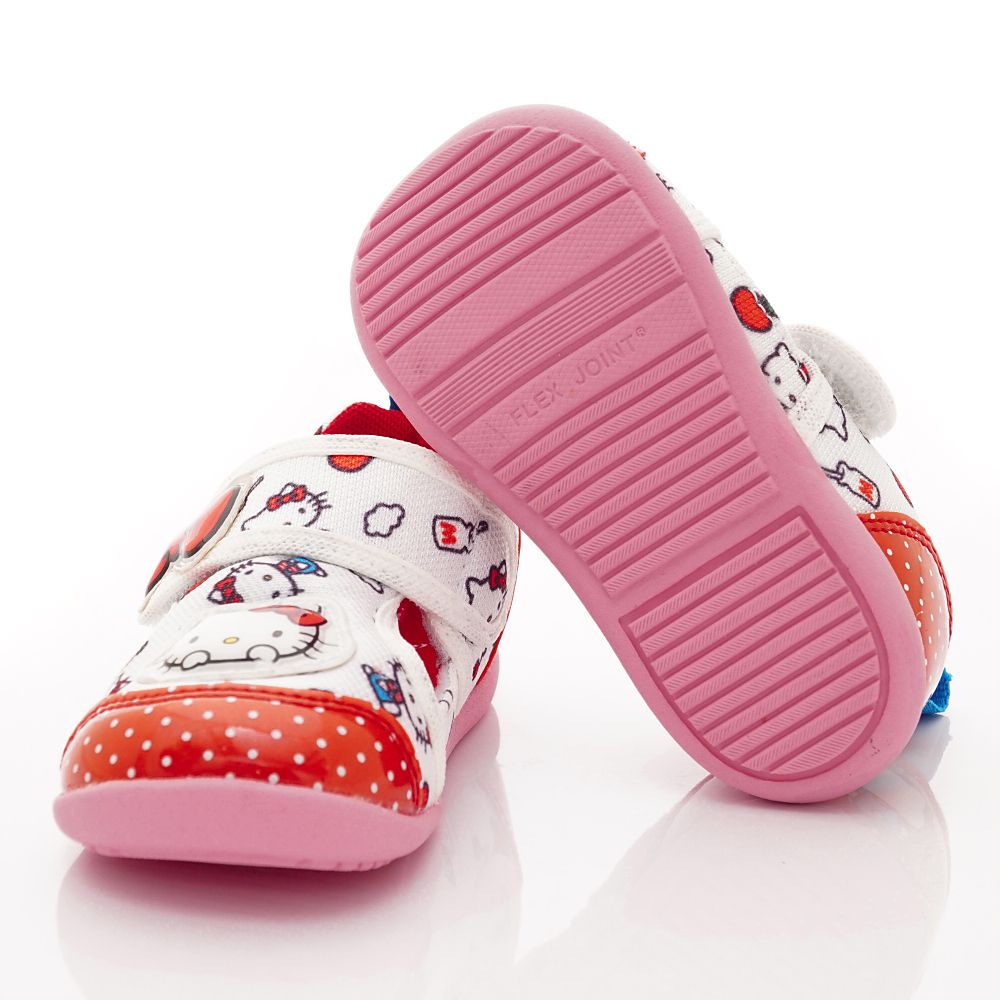 Moonstar日本月星 - 機能童鞋-KITTY聯名涼鞋(寶寶段)-紅