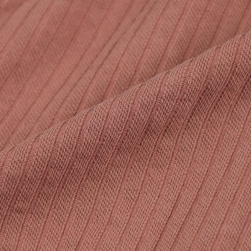 akachan honpo - 短褲 針織泡泡紗-咖啡色