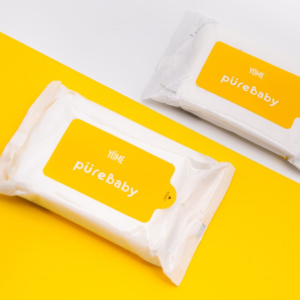 YOME｜PureBaby - 全新超輕薄拉拉褲-體驗組 (XXL)-旅行裝12片 X 4包 + 10抽99.9抗菌濕巾 X 2包