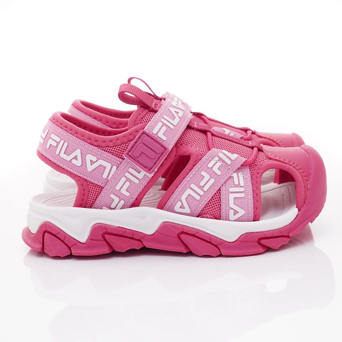 FILA - FILA運動護趾涼鞋-2-S426X-551桃(中小童段)-涼鞋-桃