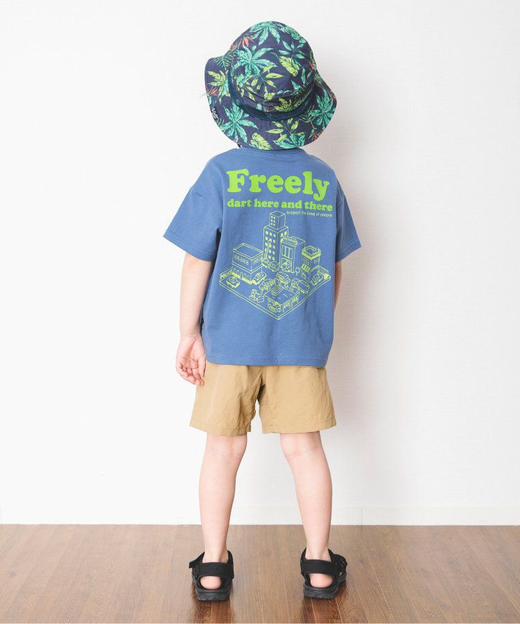 日本 BREEZE - 水陸二用百搭logo裝飾短褲-寶石綠