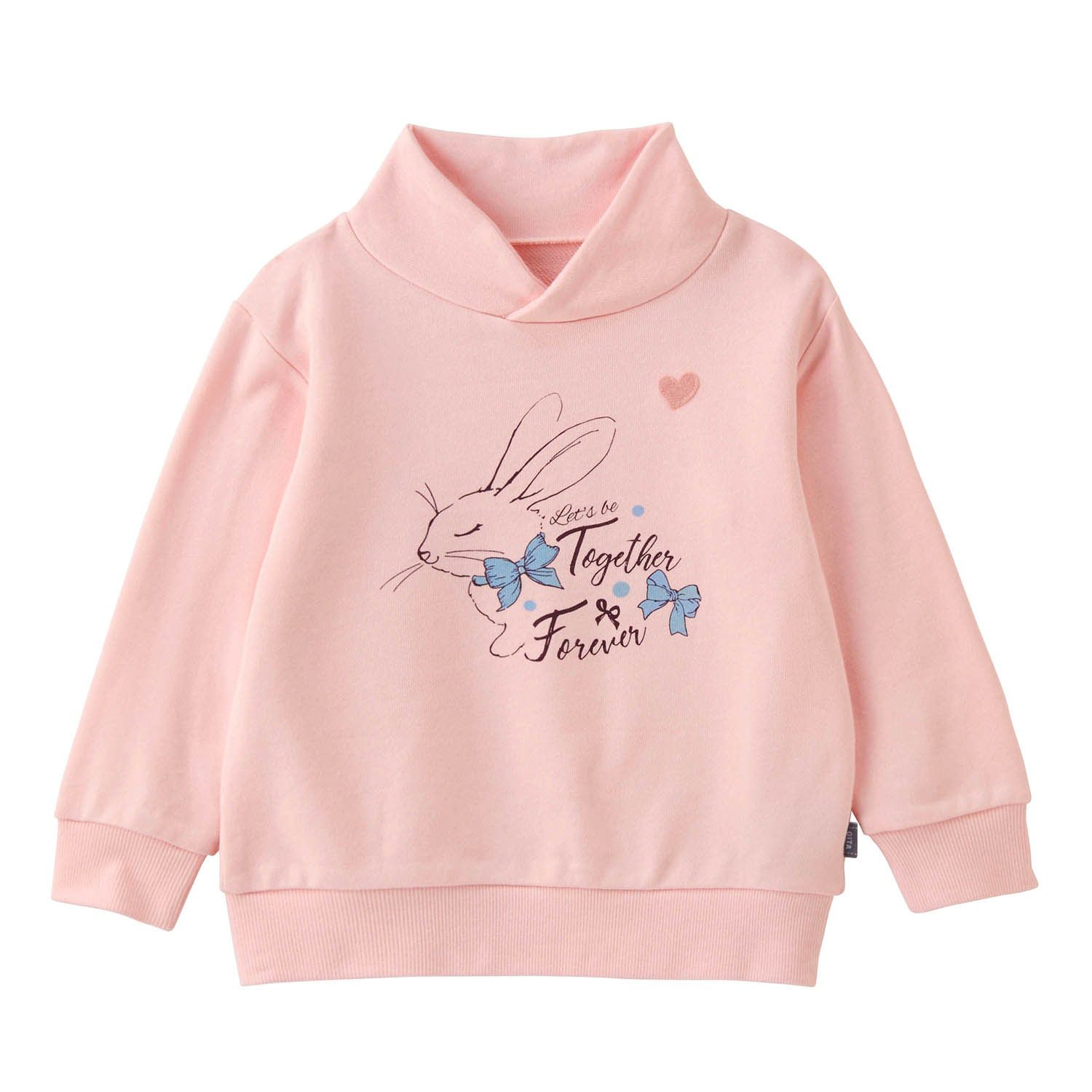 日本千趣會 - GITA 純棉裏毛立領長袖上衣-飾品-紫