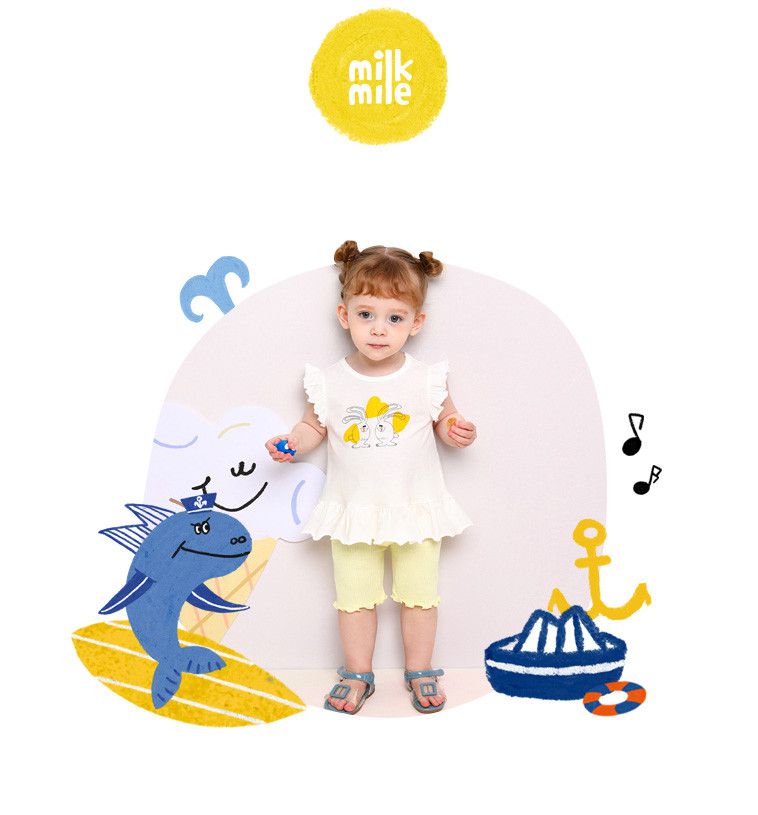 韓國 milk mile - 捲捲褲管羅紋五分內搭褲-紫