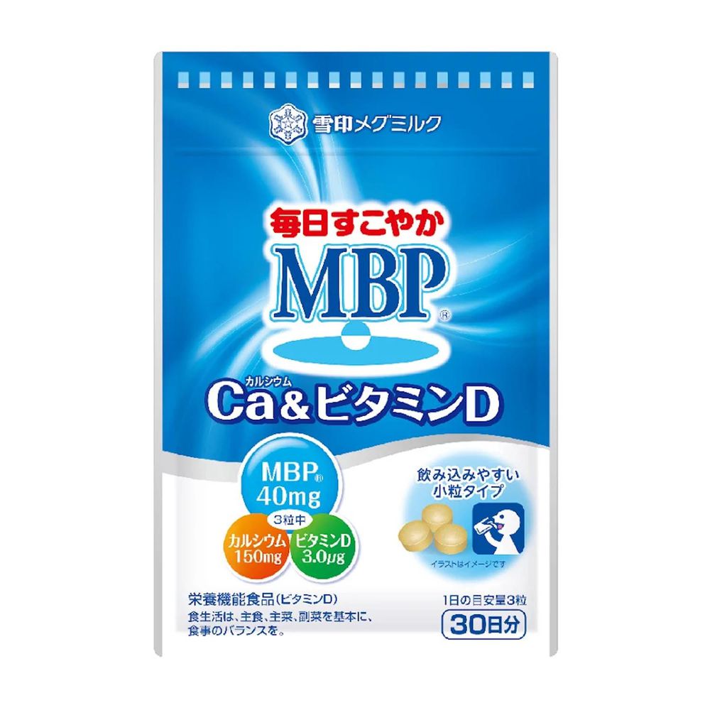 SNOW 雪印 - MBP®・牛奶鈣、維生素D錠-31.5g
