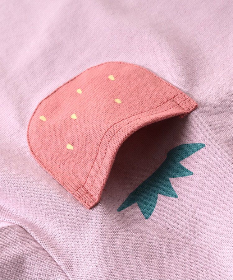 日本 apres les cours - 童趣印花口袋短袖上衣-昆蟲-草綠