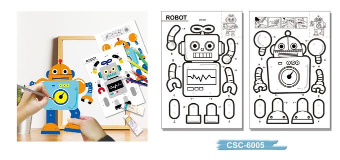 彩繪DIY可動紙偶CSC-6005