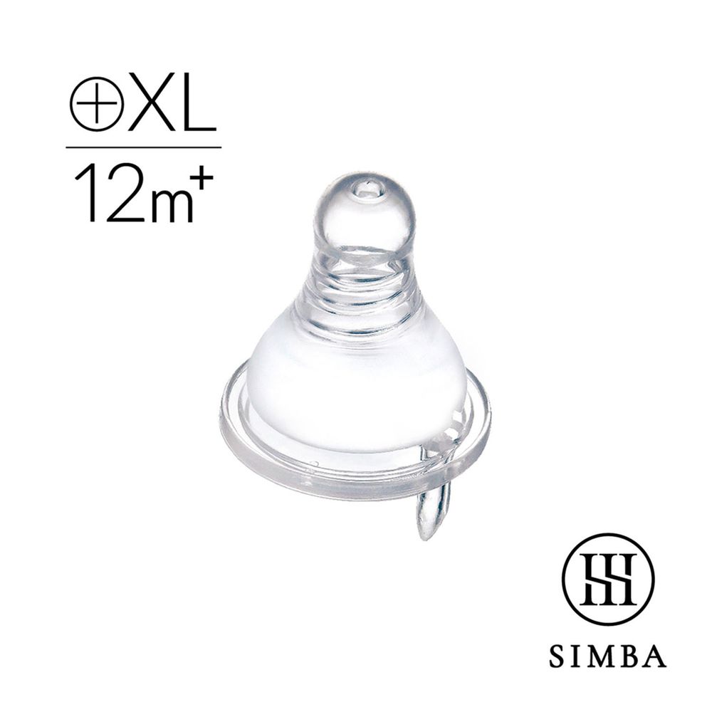 Simba 小獅王辛巴 - 超柔防脹氣標準十字奶嘴(XL孔1入)