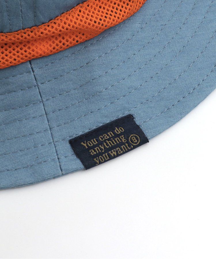 日本 BREEZE - 抗UV 後頸可收納遮陽帽-彩虹色