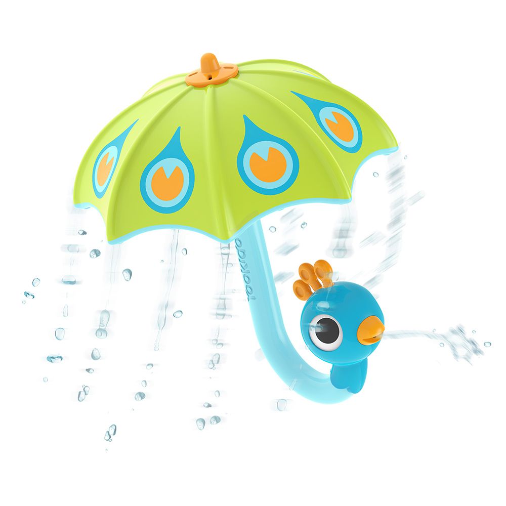 以色列 Yookidoo - 孔雀小雨傘(綠)(閉彩盒)