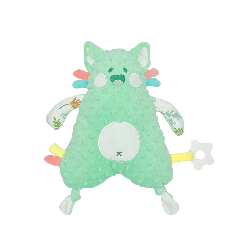 JoyNa - 安撫娃娃 可愛動物捏捏安撫玩偶 抱枕玩具-小綠貓 (20*30 cm)