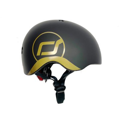 奧地利 Scoot & Ride - 安全帽S-M(頭圍51-56cm)-黑金