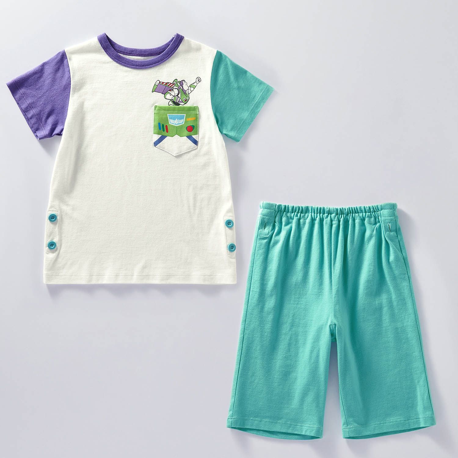 日本千趣會 - 迪士尼 純棉涼爽短袖家居服/睡衣-瑪莉貓-粉x紅