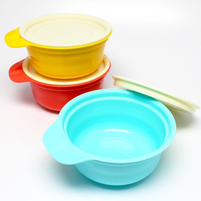 akachan honpo - 可保存附蓋嬰幼兒用小碗 (120ml(滿水時))