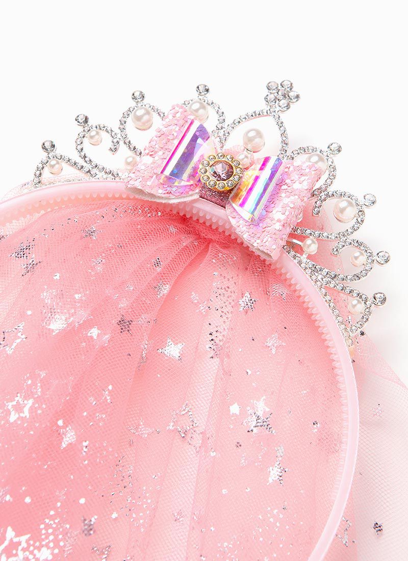 韓國 OZKIZ - 歐若拉公主洋裝(附髮飾)-粉