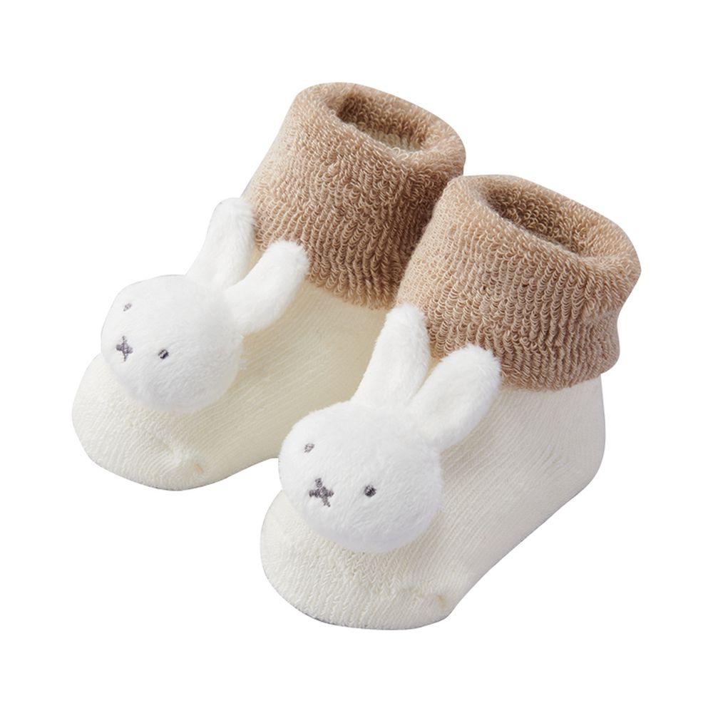 造型襪-米飛兔-米白色 (7~9cm)