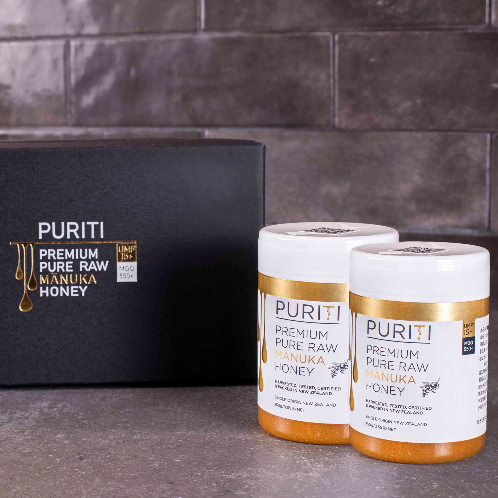 PURITI - 紐西蘭國寶麥蘆卡蜂蜜-UMF15+ (MG550+)-250g