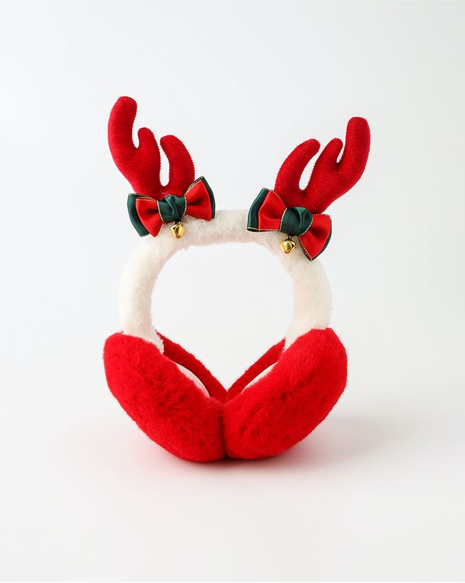 韓國 OZKIZ - 冬日絨毛保暖耳罩-聖誕魯道夫 (Free)