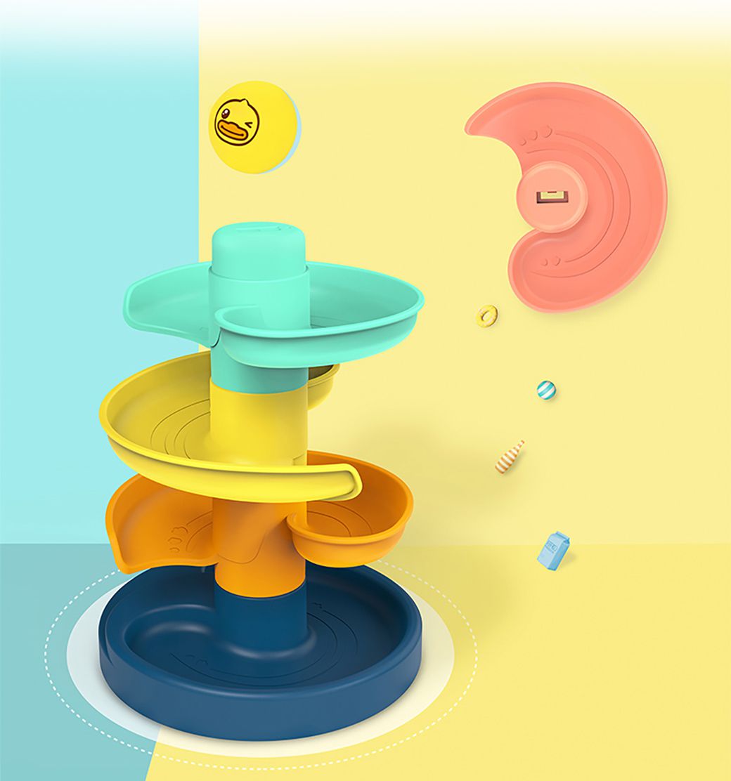 B.Duck 小黃鴨 - 滾球轉轉樂-36個月以上