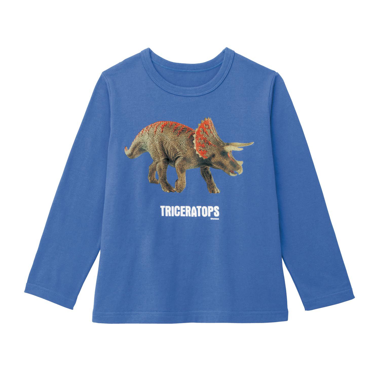 日本千趣會 - Schleich系列 純棉寫實恐龍印花長T-侏羅紀世界-杏