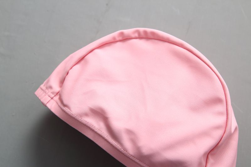 女寶長袖泳裝套裝(附帽子)-鳳梨水果汁-淺粉+藍