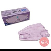 善存科技 - 成人立體型醫用口罩-雙鋼印醫療級/KF94/魚形/4D-藍莓優格-25入/盒(未滅菌)