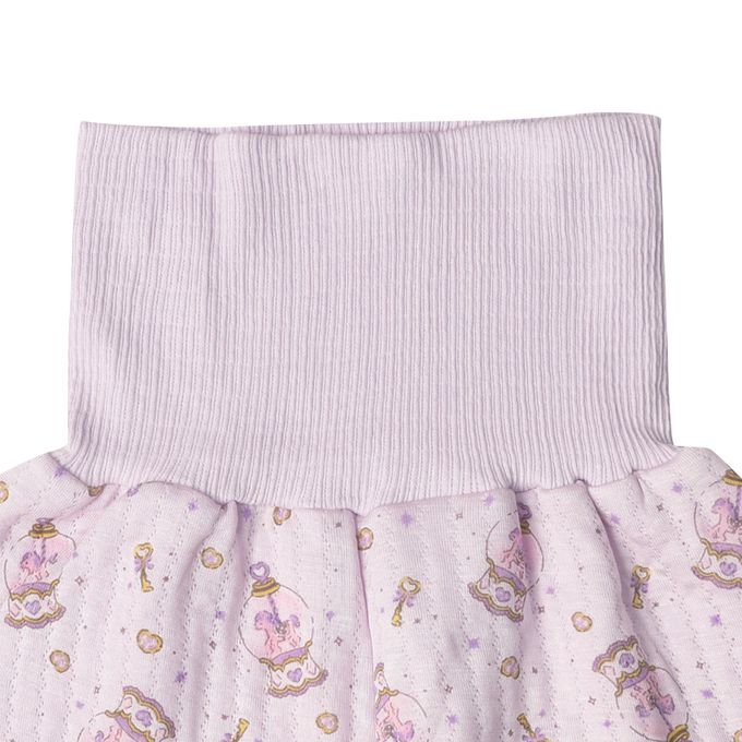 akachan honpo - 長袖家居服 穿衣練習-前開式 獨角獸-紫色