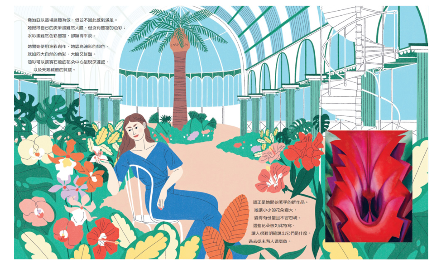 從經典名畫認識藝術家──超越自我的歐姬芙