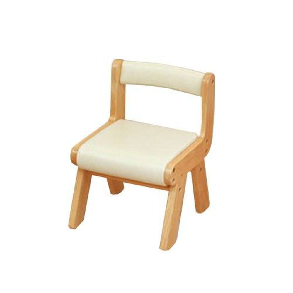 日本 na-KIDS - 兒童軟座靠背椅(無扶手)/兒童椅-清新米