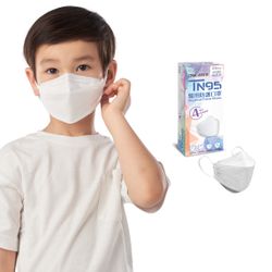 DRX 達特世 - TN95醫用4D口罩-冰晶白 (兒童S)-20入