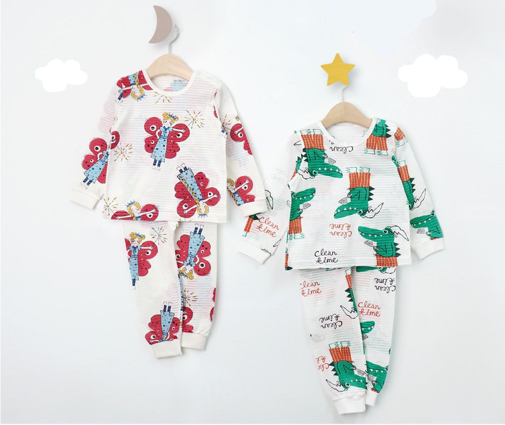 韓國 Mellisse - 韓製輕薄透氣9分袖家居服(無螢光棉)-鱷魚先生