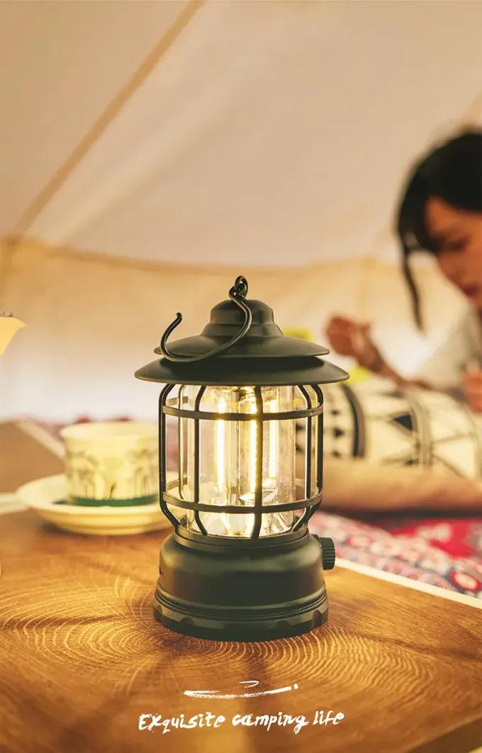 SHANER - 復古煤油燈-黑色