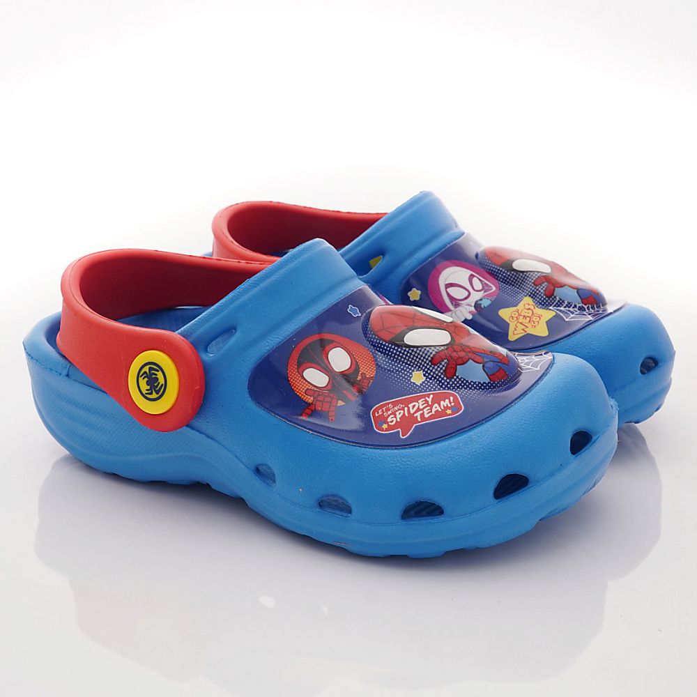 漫威MARVEL - 台灣製蜘蛛人電燈涼鞋(中小童段)-涼鞋-藍