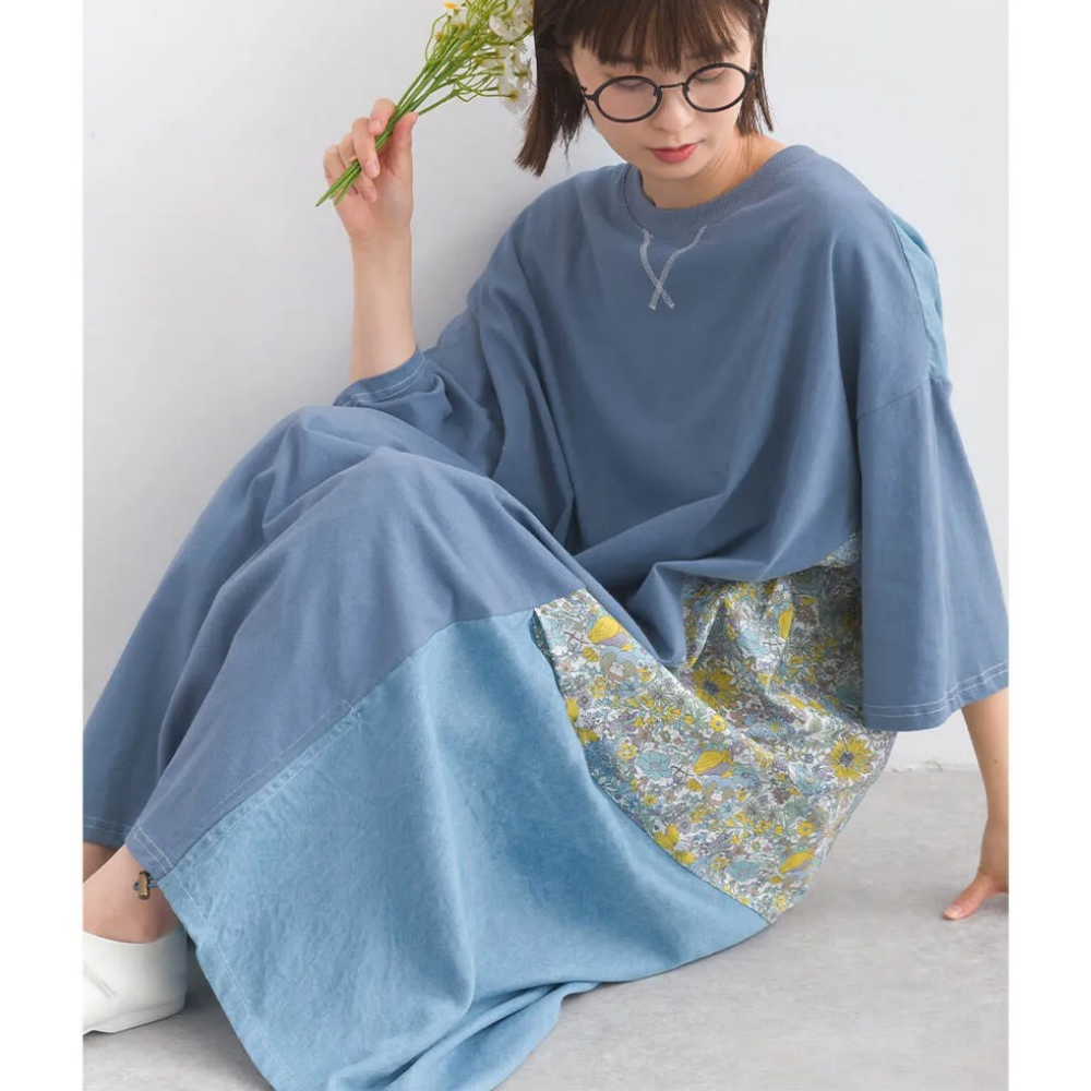 早秋新品❤️個性拼布印花超實穿～【日本 Lupilien】森林系好感度No.1女裝
