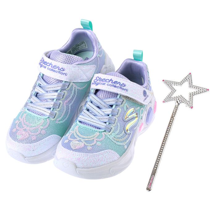 SKECHERS - PRINCESS_WISHES魔幻紫色公主電燈運動鞋
