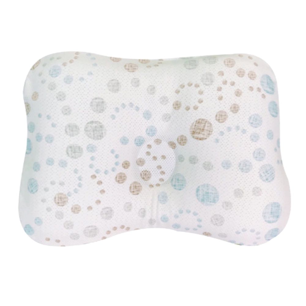 COMFi - 透氣嬰兒定型枕-(3~24個月)中間為圓形-圓棕 (23 x 33x3(頸部)/5(兩側)/4(頭頂)cm)