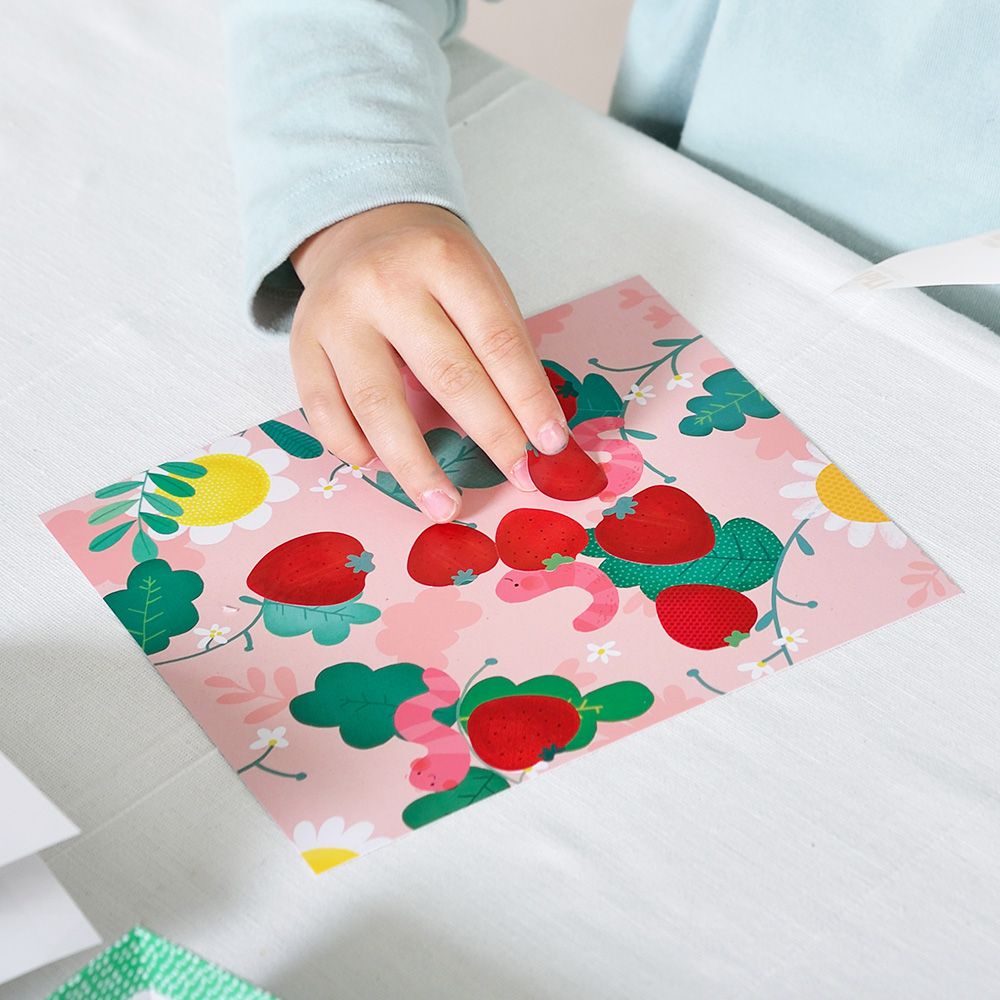 西班牙 APLI - 數數花園貼紙畫