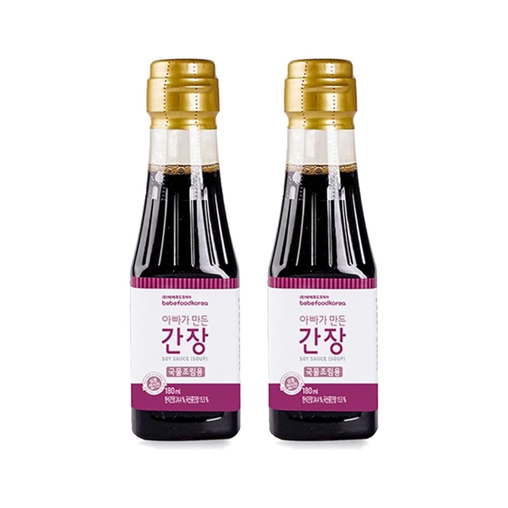 韓國bebefood寶寶福德 - 寶寶專用醬油2入組-(煮湯醬油*2)