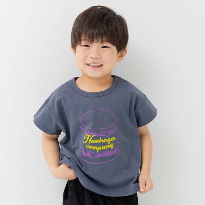 日本 Chil2 - 100%棉 可愛印花短袖上衣-冰淇淋-白