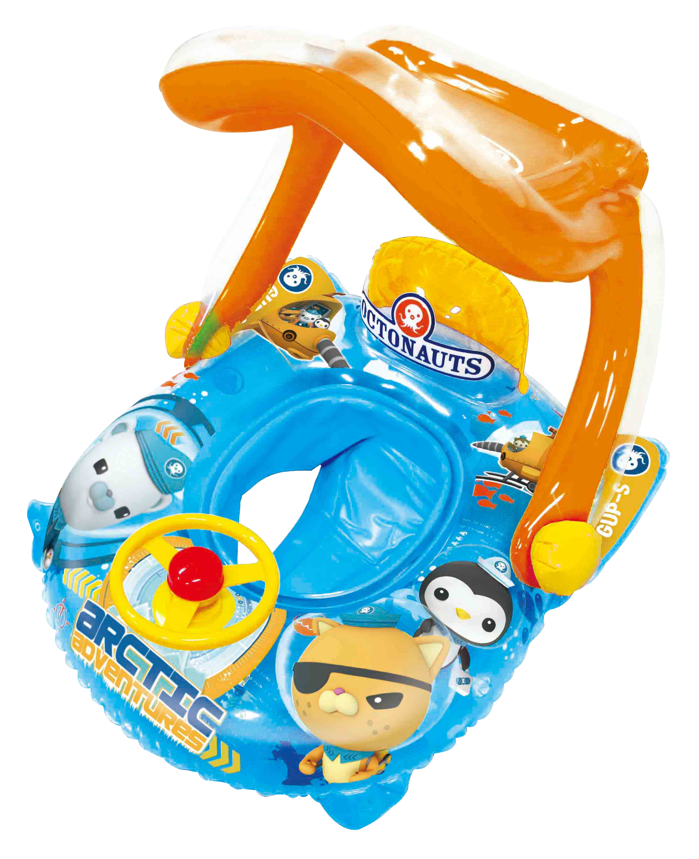 韓國 Winnie Connie - 海底小縱隊遮陽游泳圈