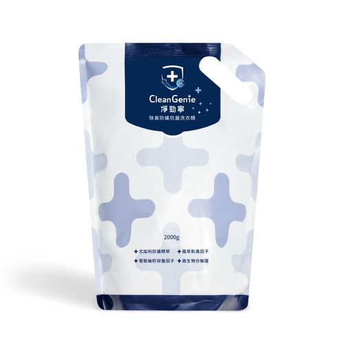 淨勁寧除臭防螨抗菌洗衣精補充包 2000ml 6入
