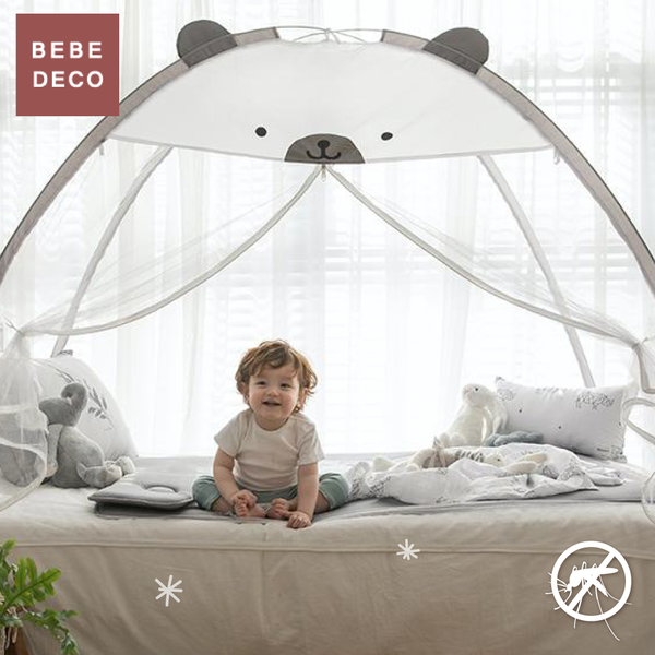 3秒快速開收！【 Bebe Deco 】韓國熱銷帳篷造型蚊帳