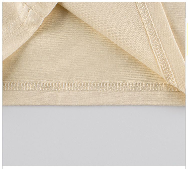 純棉圓領薄長袖上衣-笑臉太陽花-深灰+杏