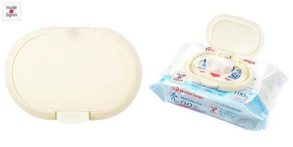 akachan honpo - FUTAP按壓式濕紙巾蓋MIJ-象牙色