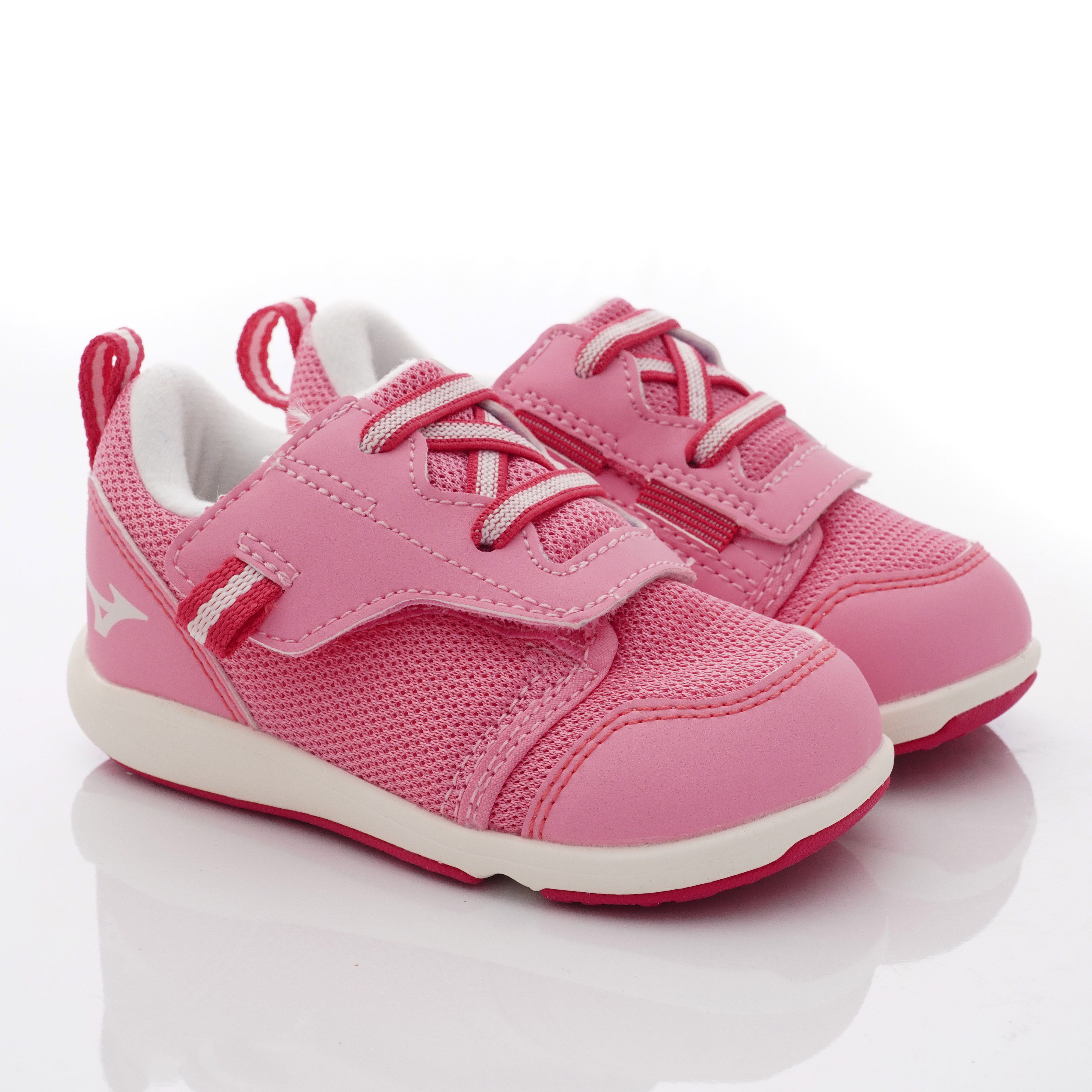 MIZUNO 美津濃 - 超輕量大絆帶機能鞋款(寶寶段)-粉