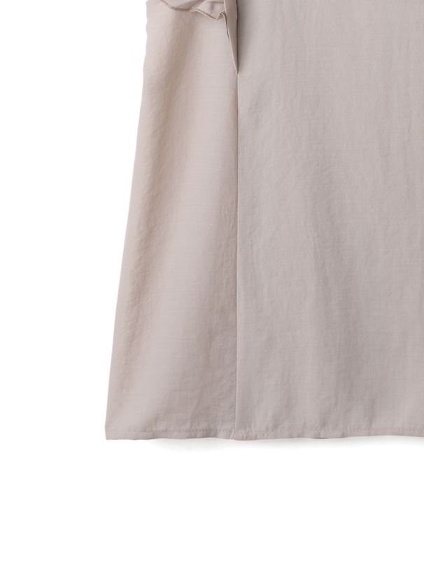 日本 GRL - 絕美後綁帶荷葉袖上衣-星塵粉