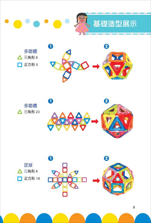 幼福文化 - 酷樂磁力片-百變造型組