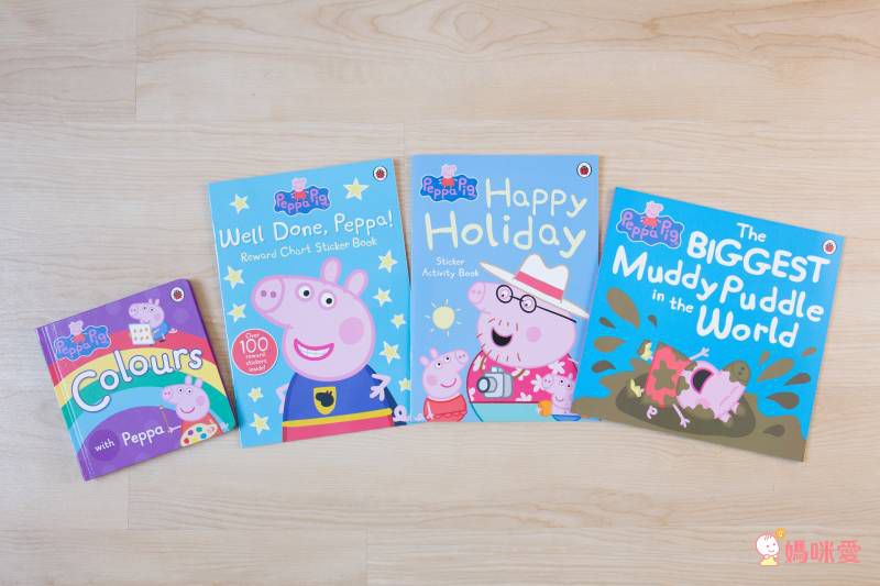佩佩豬Peppa Pig陪你玩❤【英文遊戲書66折起】我最便宜～貼紙書限量搶購！