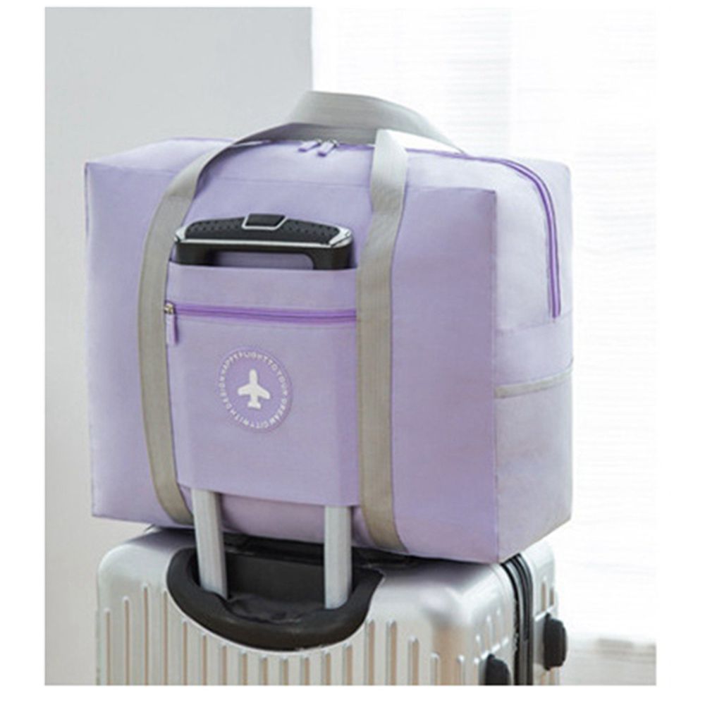 Vanibaby - 大容量防水旅行袋 拉桿包-紫色